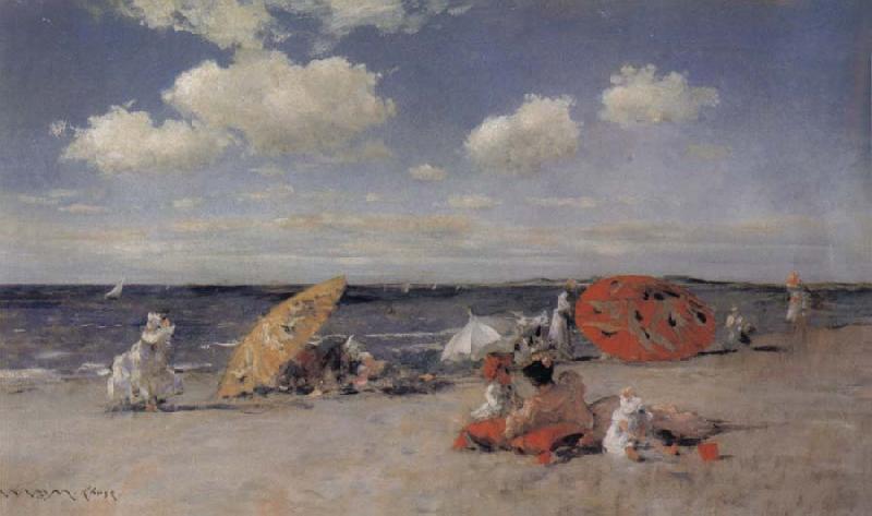 William Merritt Chase Seashore France oil painting art